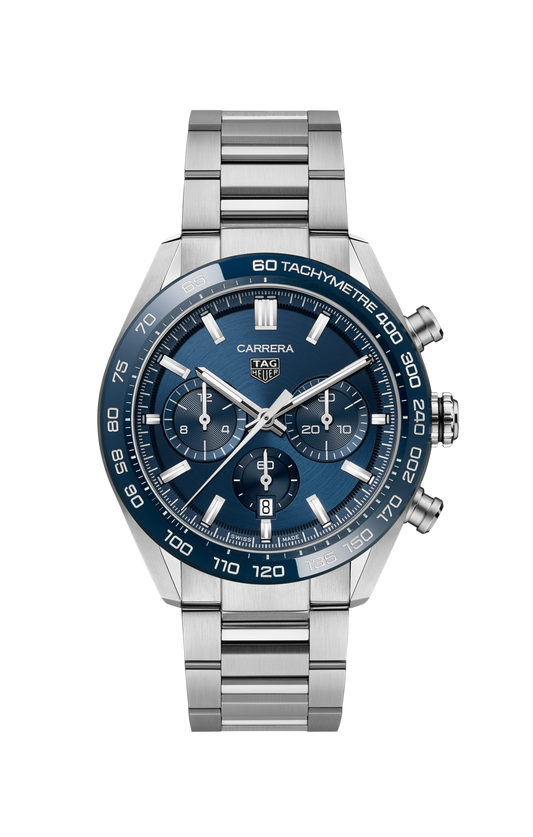 Unworn TAG Heuer Carrera Chronograph, Stainless Steel and Ceramic, 44mm, Ref# CBN2A1A.BA0643