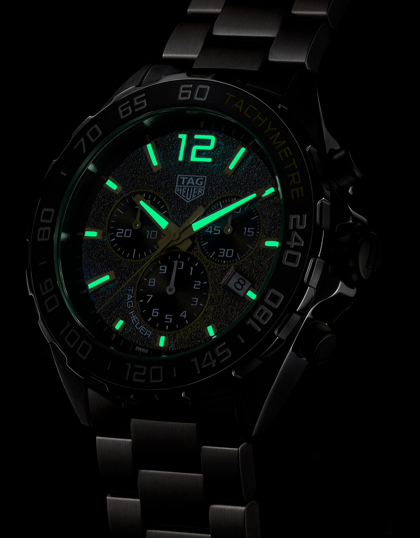 TAG Heuer Formula 1 Chronograph, Stainless Steel, 43mm, Ref# CAZ101AG.BA0842, Luminous