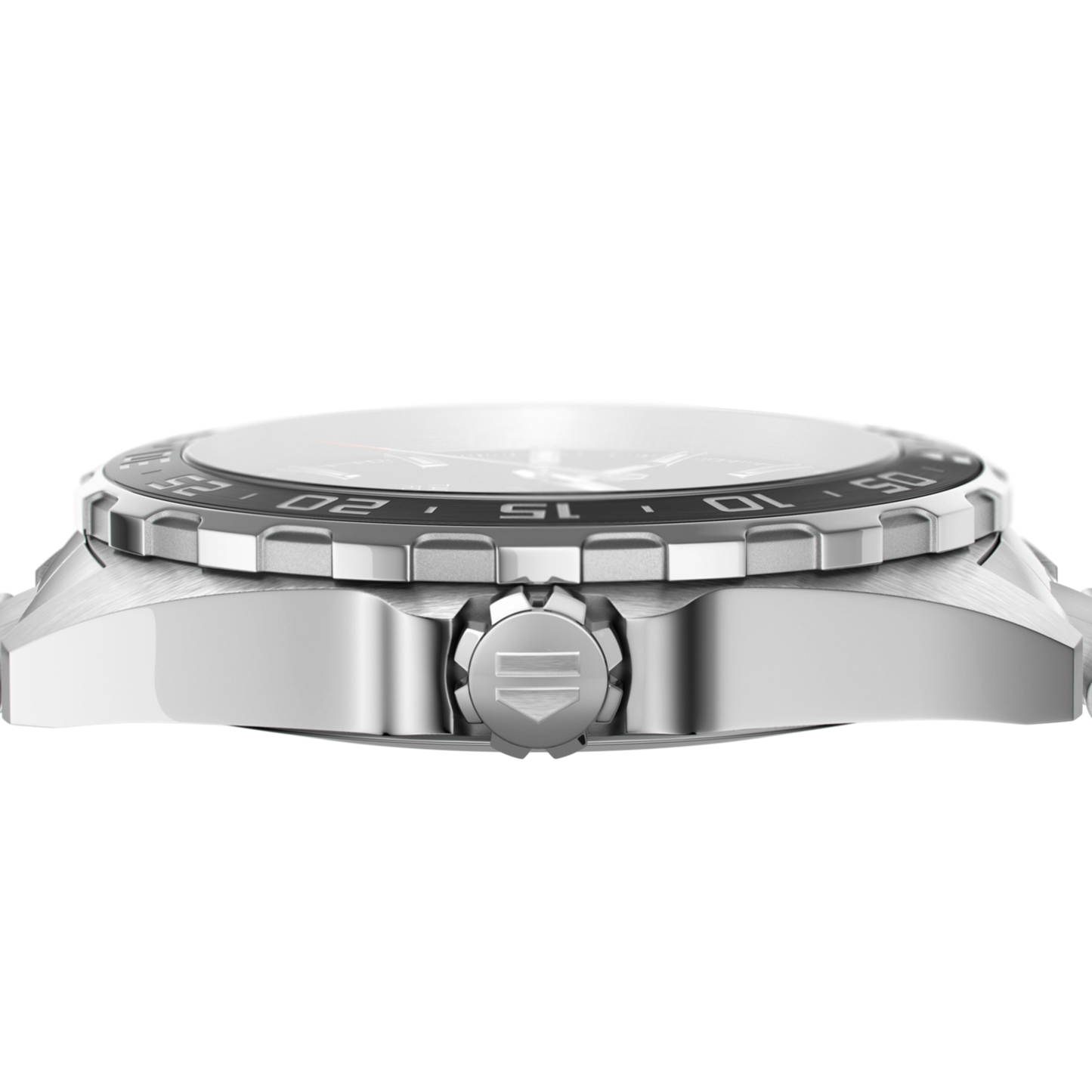 Unworn TAG Heuer Formula 1 Date, Automatic, 43 mm, Stainless Steel, Ref# WAZ2011.BA0842, Crown