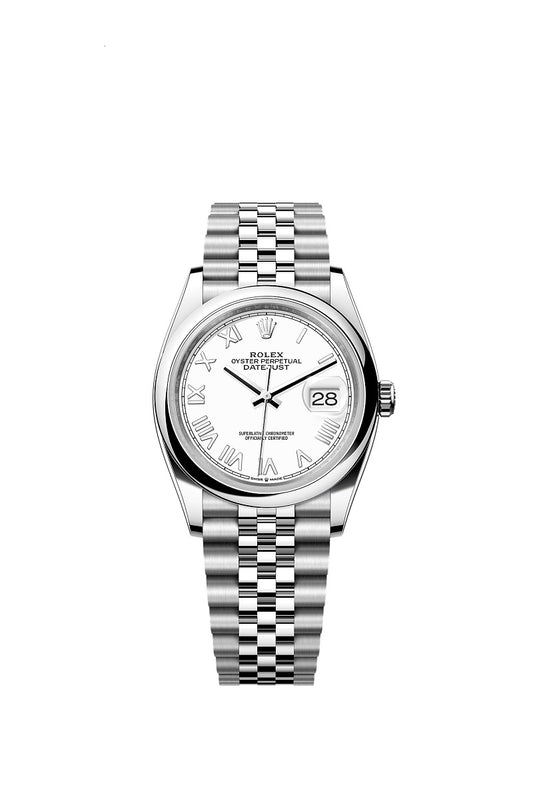 Rolex Datejust 36, Oystersteel, Green ombré dial, Domed Jubilee, Ref# 126200-0027