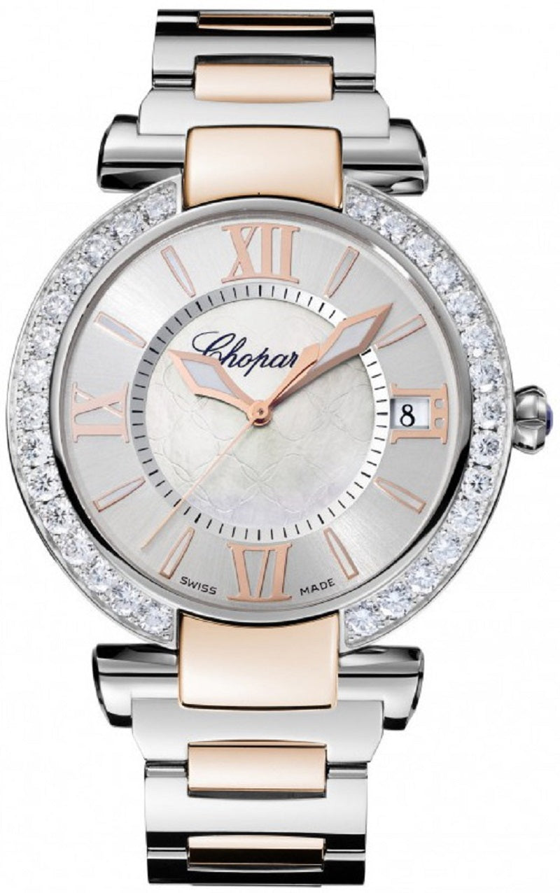 Unworn Chopard Imperiale Automatic, Stainless Steel, 18k Rose Gold and Diamonds, 40mm, Ref# 388531-6004