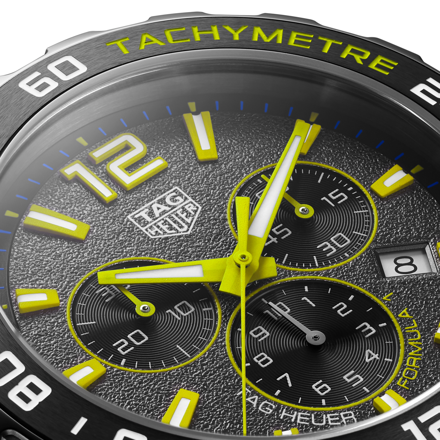 TAG Heuer Formula 1 Chronograph, Stainless Steel, 43mm, Ref# CAZ101AG.BA0842, Markers and Hands