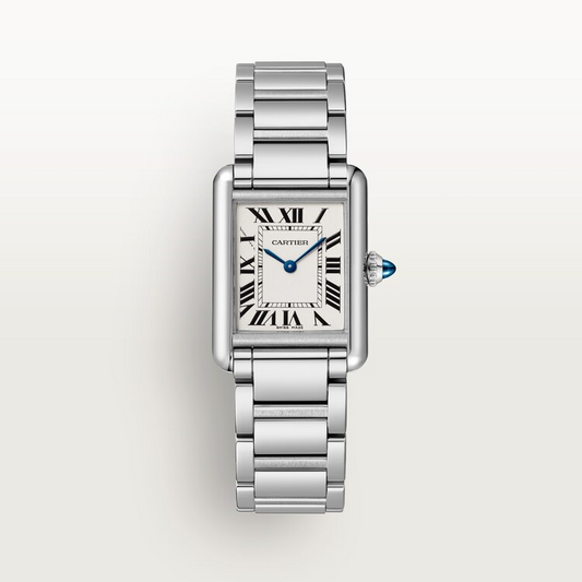 Unworn Cartier Tank Must de Cartier, Small Stainless Steel, 29.5mm x 22mm, Ref# WSTA0107