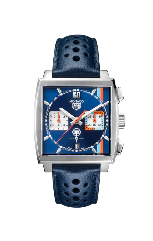 TAG Heuer Monaco Gulf, Chronograph Automatic, Stainless Steel, 39mm, Ref# CBL2115.FC6494