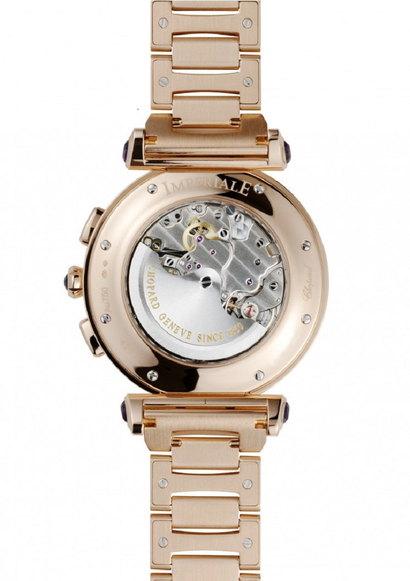 Unworn Chopard Imperiale Chrono, 18k Rose Gold, 40mm, Ref# 384211-5002, Back
