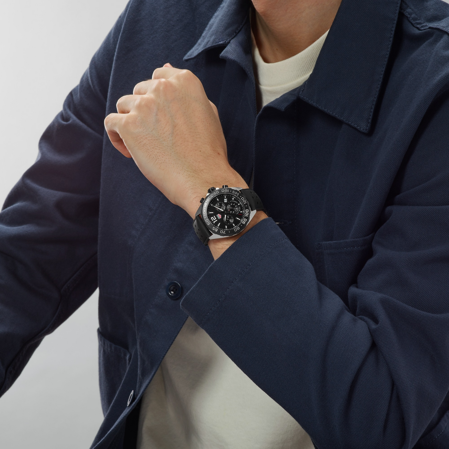 TAG Heuer Formula 1 Chronograph, Stainless Steel, 43mm, Ref# CAZ1010.FT8024, Watch on hand