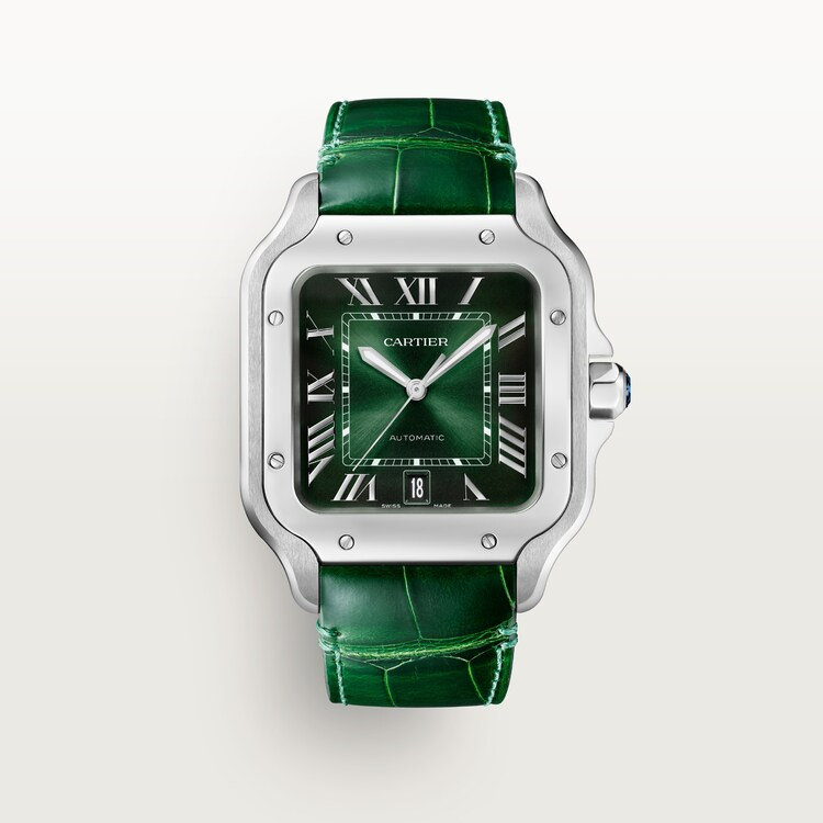 Unworn Cartier Santos de Cartier, Stainless Steel, 39.8mm, Ref# WSSA0062