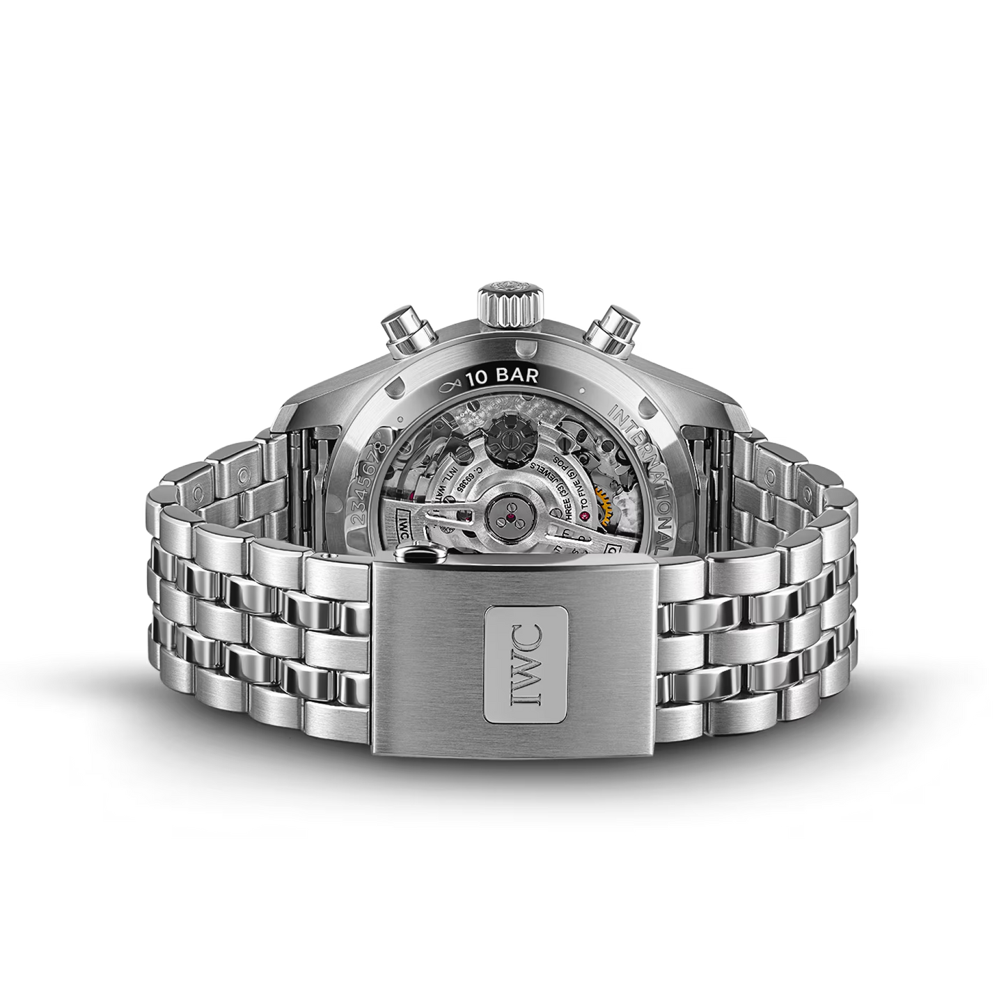 Unworn IWC Pilot's Watch Chronograph 41, Stainless Steel, 41mm, Ref# IW388102, Bracelet and clasp