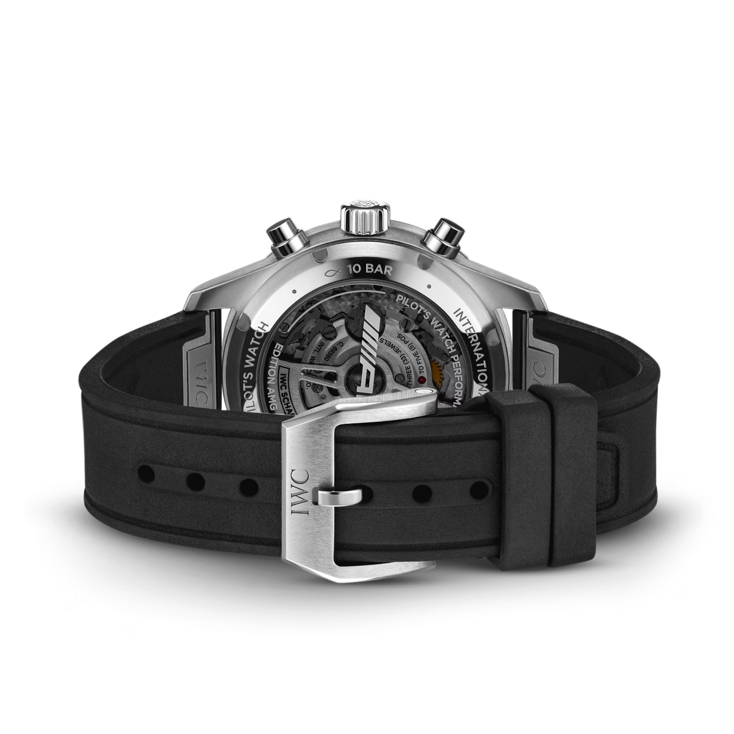 Unworn IWC Pilot’s Watch Performance Chronograph AMG 41, Titanium, 41mm, Ref# IW388305, Strap and clasp