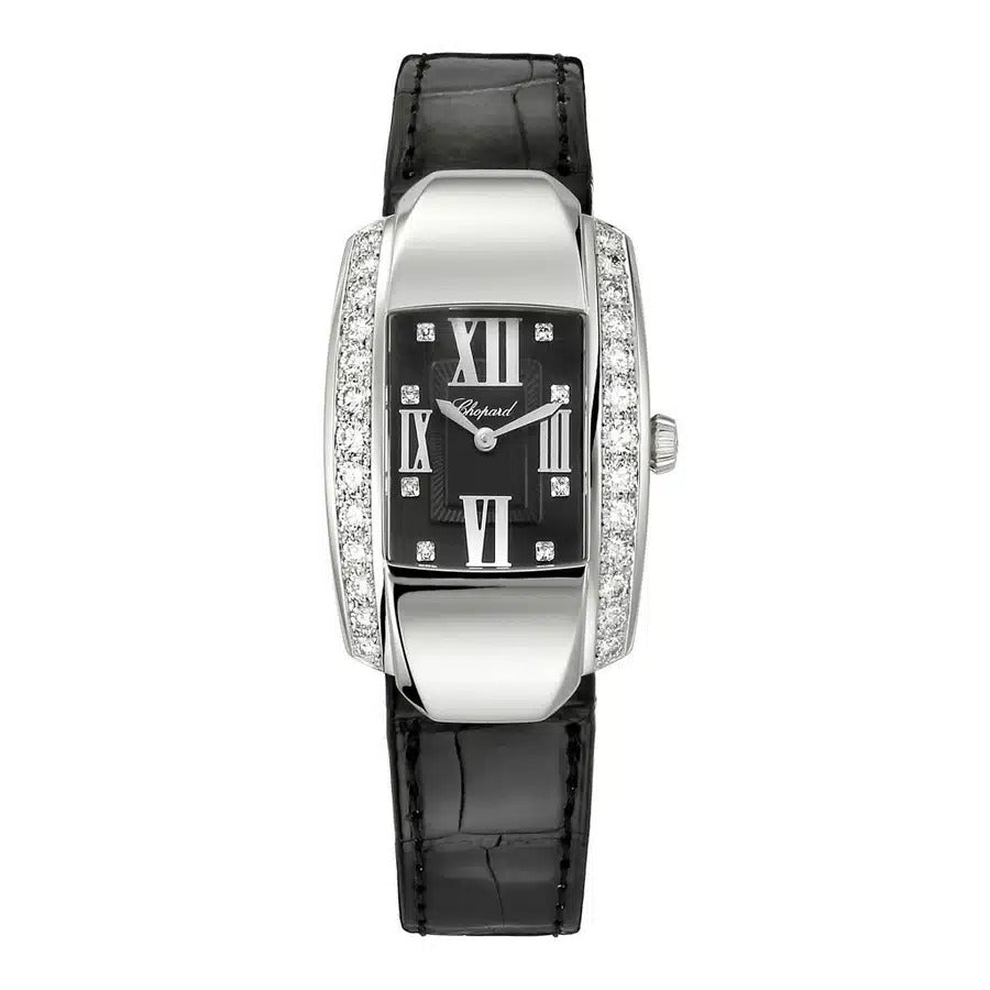 Unworn Chopard La Strada, 18k White Gold and Diamonds, Quartz, 44.8mm x 26.1mm, Ref# 419402-1006