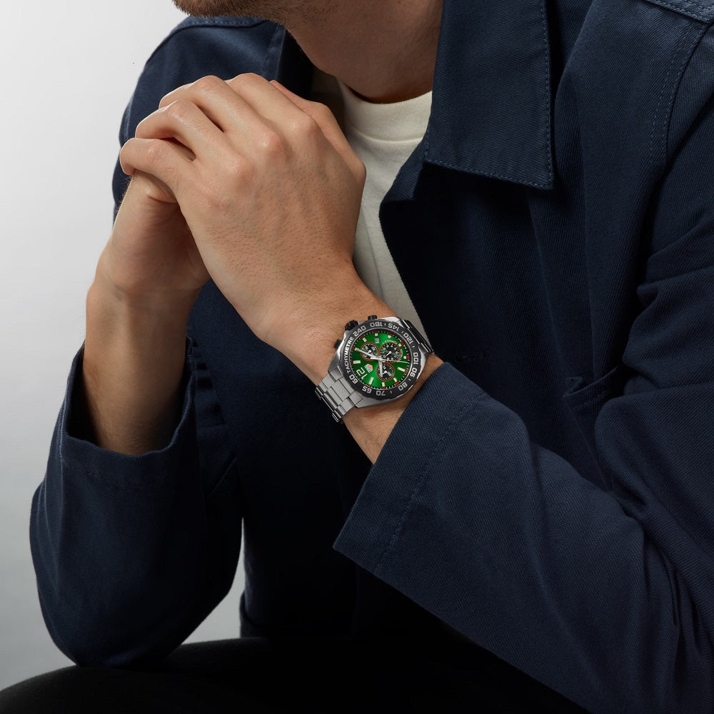 TAG Heuer Formula 1 Chronograph, Stainless Steel, 43mm, Ref# CAZ101AP.BA0842, Watch on hand