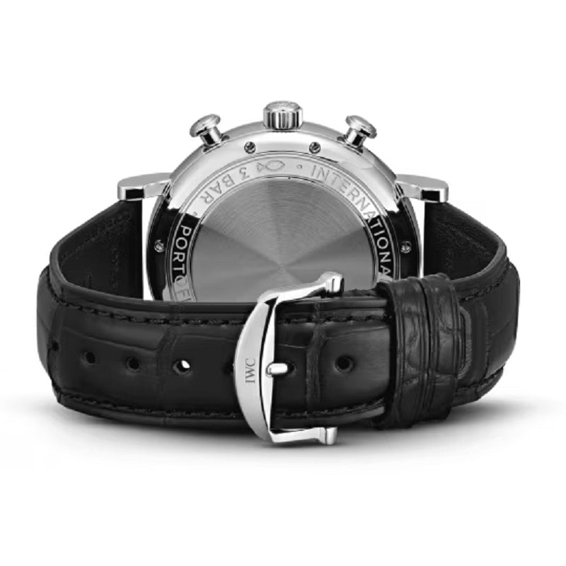Unworn IWC Portofino Chronograph, Stainless Steel, 42mm, Ref# IW391031, Strap and clasp