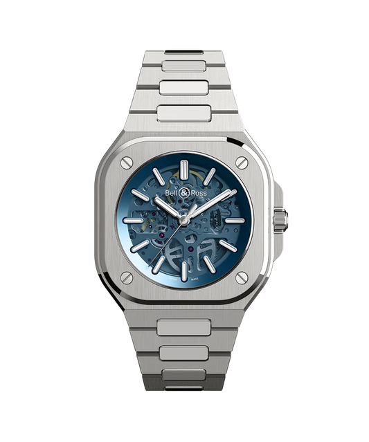 Bell & Ross BR 05 Skeleton Blue, Stainless Steel, 40mm, Ref# BR05A-BLU-SKST/SST
