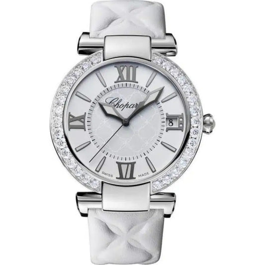 Unworn Chopard Imperiale Automatic, Lucent Steel™, and Diamonds 40mm, Ref# 388531-3008, box and papers
