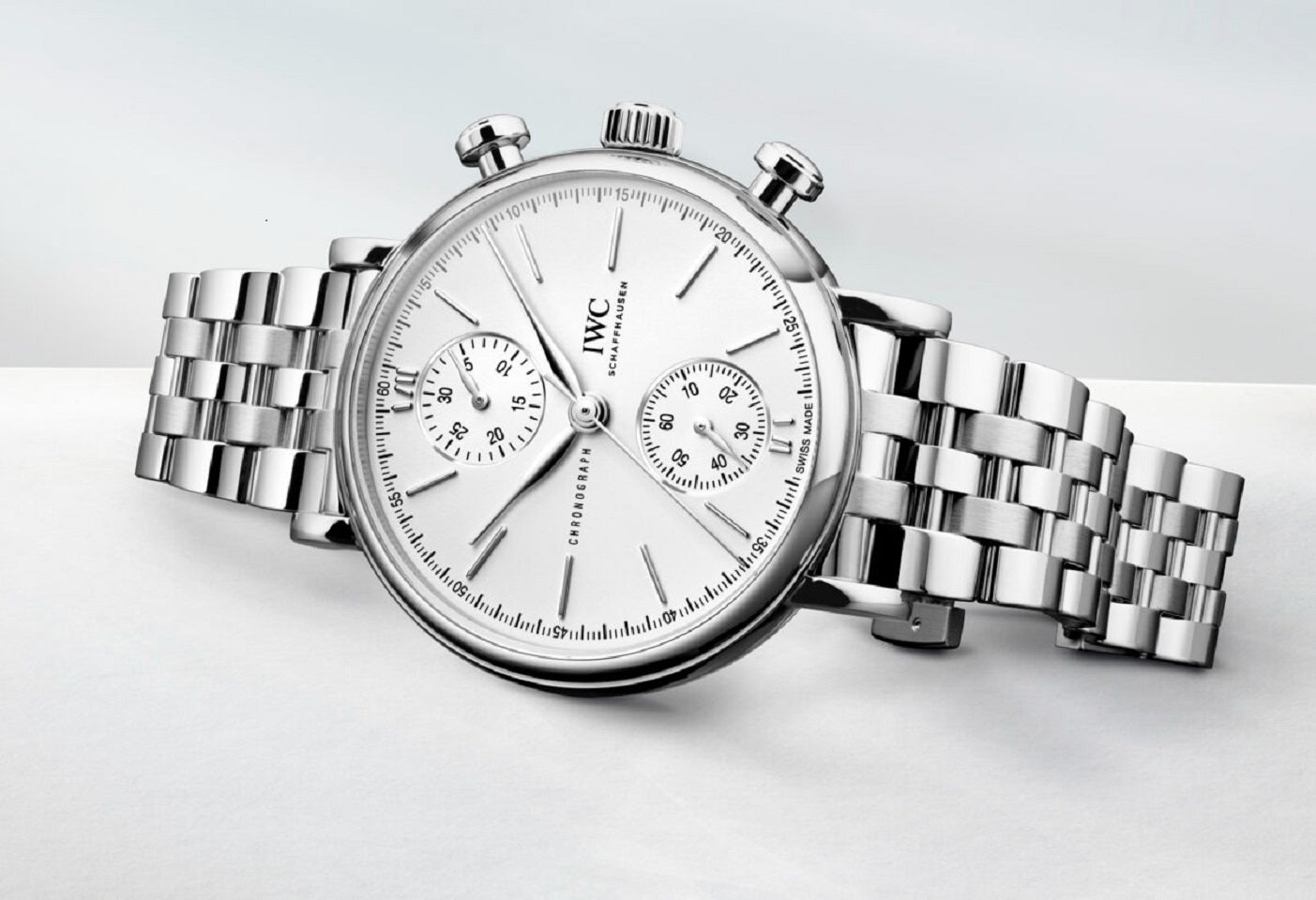 Unworn IWC Portofino Chronograph 39, Stainless Steel, 39mm, Ref# IW391503, Main view