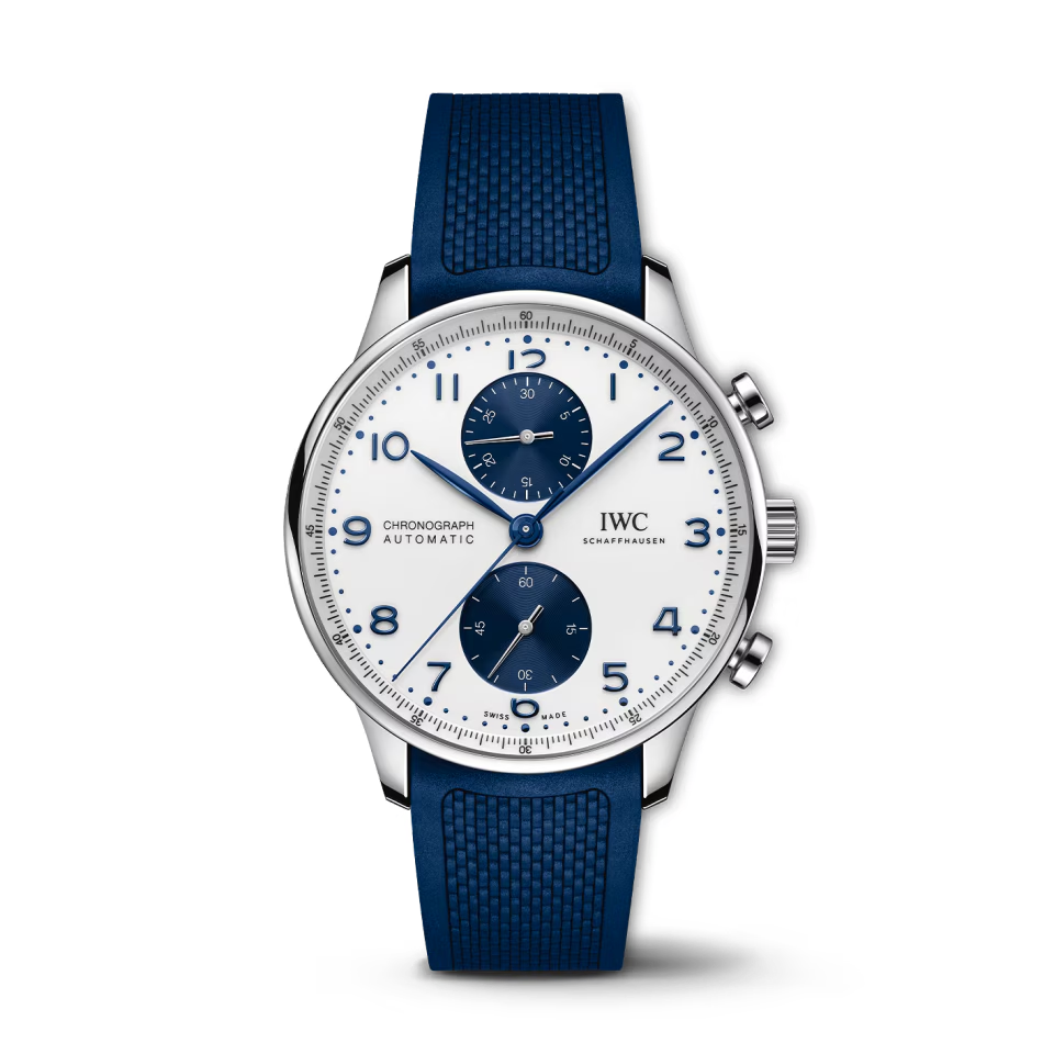Unworn IWC Portugieser Automatic Chronograph, Stainless steel, 41 mm, Ref# IW371620