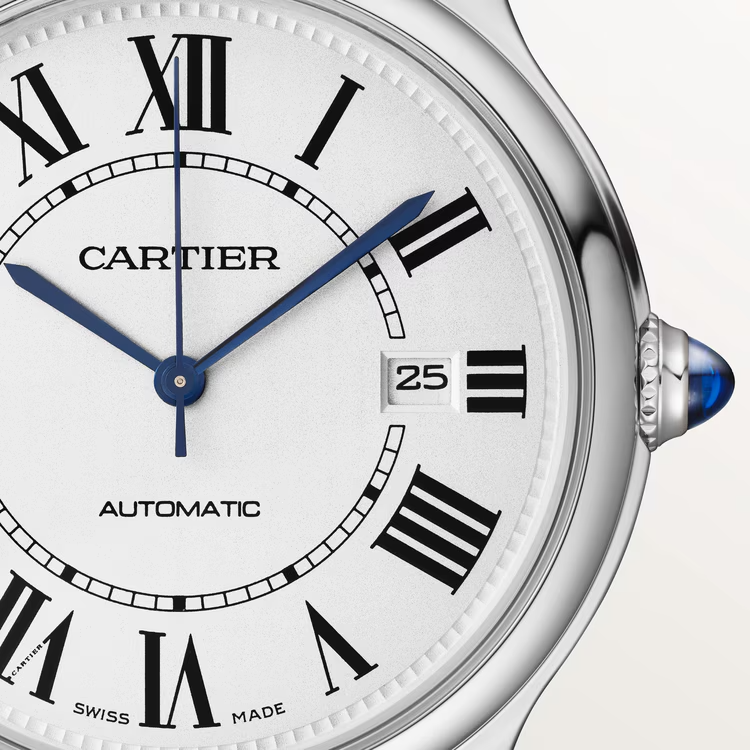 Unworn Cartier Ronde Must de Cartier, Stainless Steel, 40mm, Ref# WSRN0035, Dial