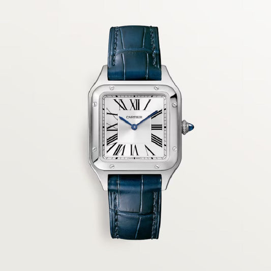 Cartier Santos-Dumont de Cartier, Stainless Steel, 38mm x 27.5mm, Ref# WSSA0086