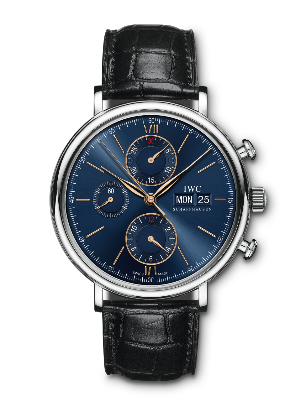 Unworn IWC Portofino Chronograph, Stainless Steel, 42mm, Ref# IW391036