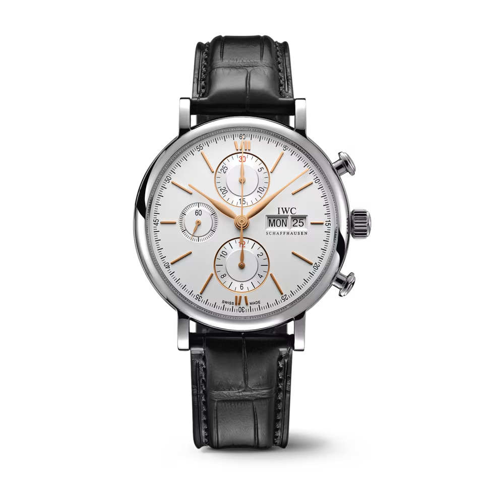 Unworn IWC Portofino Chronograph, Stainless Steel, 42mm, Ref# IW391031