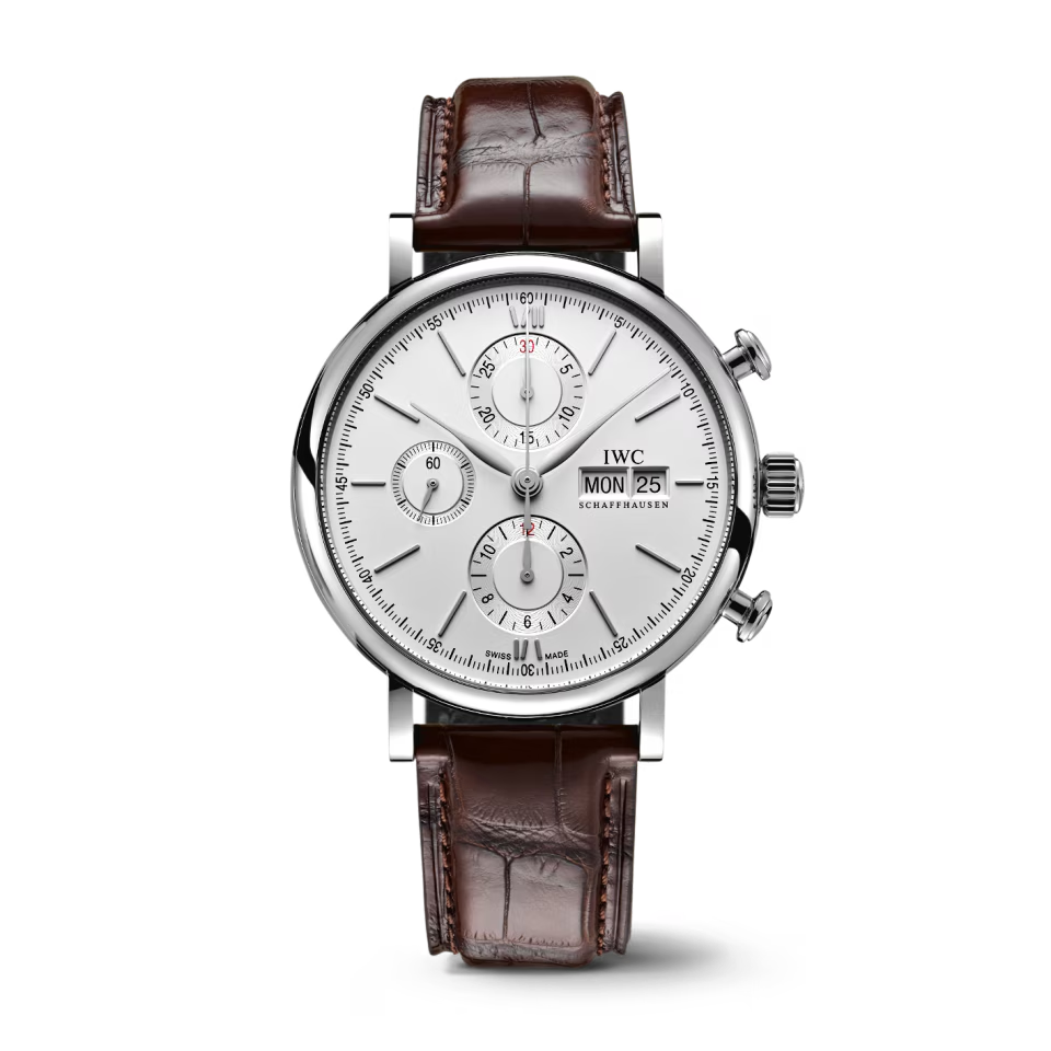 Unworn IWC Portofino Chronograph, Stainless Steel, 42mm, Ref# IW391027