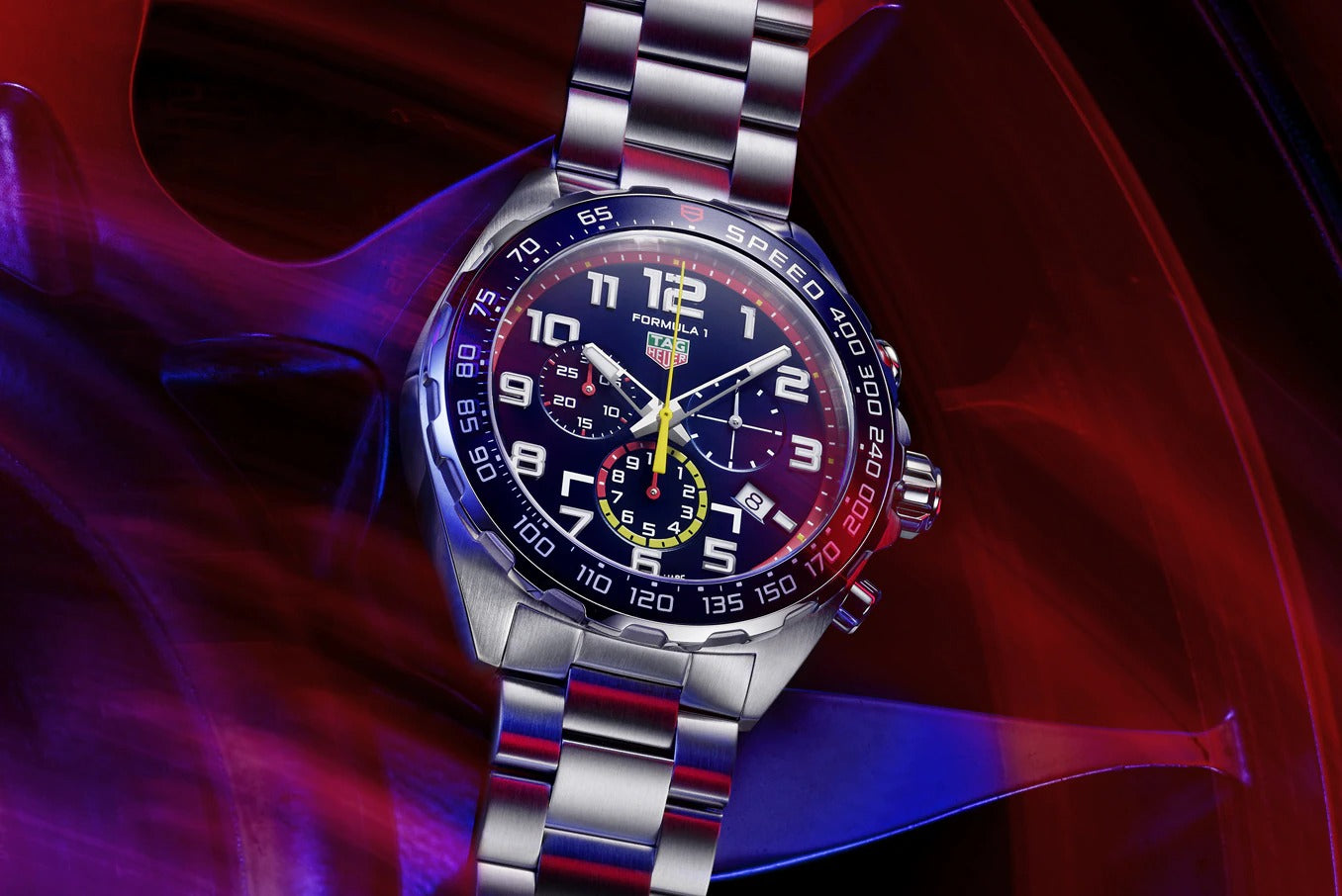Unworn TAG Heuer Formula 1 Chronograph x Red Bull Racing Special Edition, Stainless Steel, 43mm, Ref# CAZ101AL.BA0842, Main view