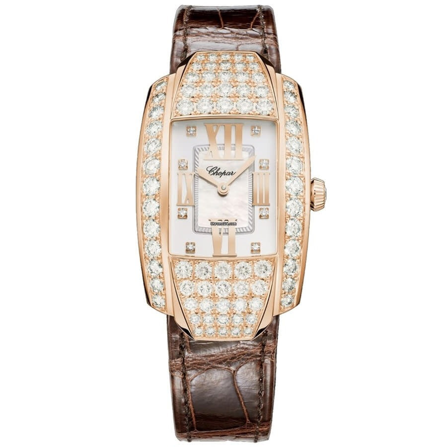 Unworn Chopard La Strada, 18k Rose Gold and Diamonds, Quartz, 44.8mm x 26.1mm, Ref# 419403-5004