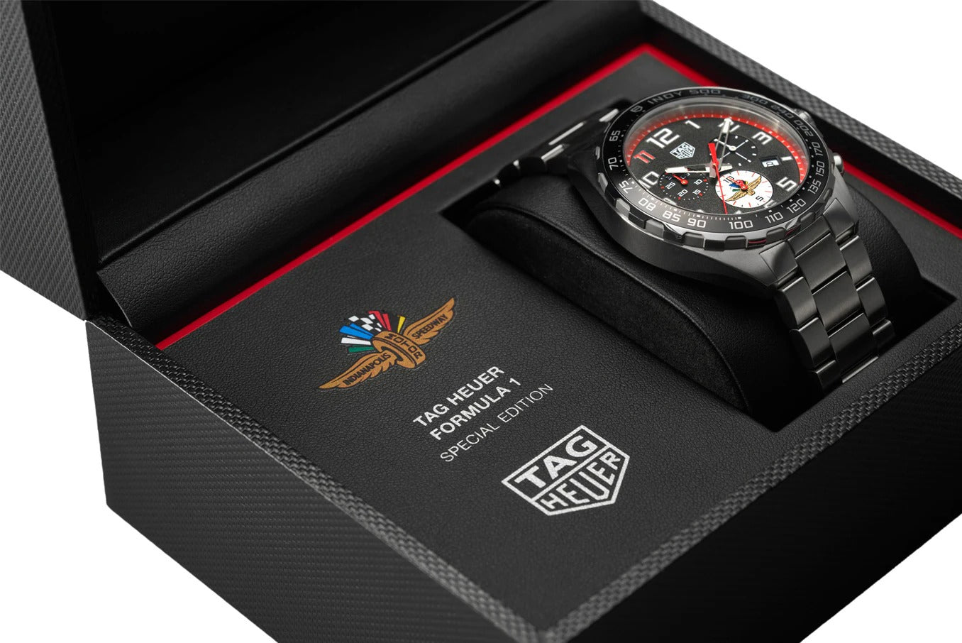 TAG Heuer Formula 1 Chronograph x INDY 500, Stainless Steel, 43mm, Ref# CAZ101AW.BA0842, Warch in box