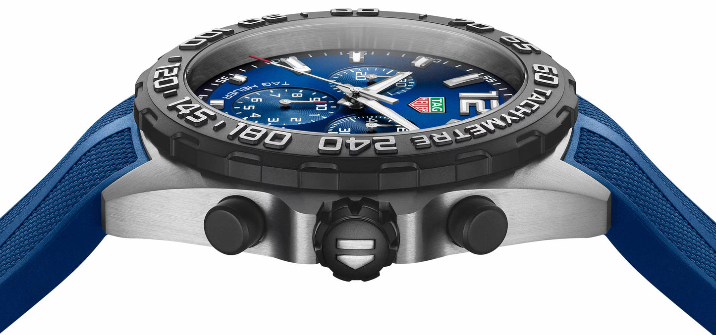 TAG Heuer Formula 1 Chronograph, Stainless Steel, 43mm, Ref# CAZ101AV.FT8077, Crown