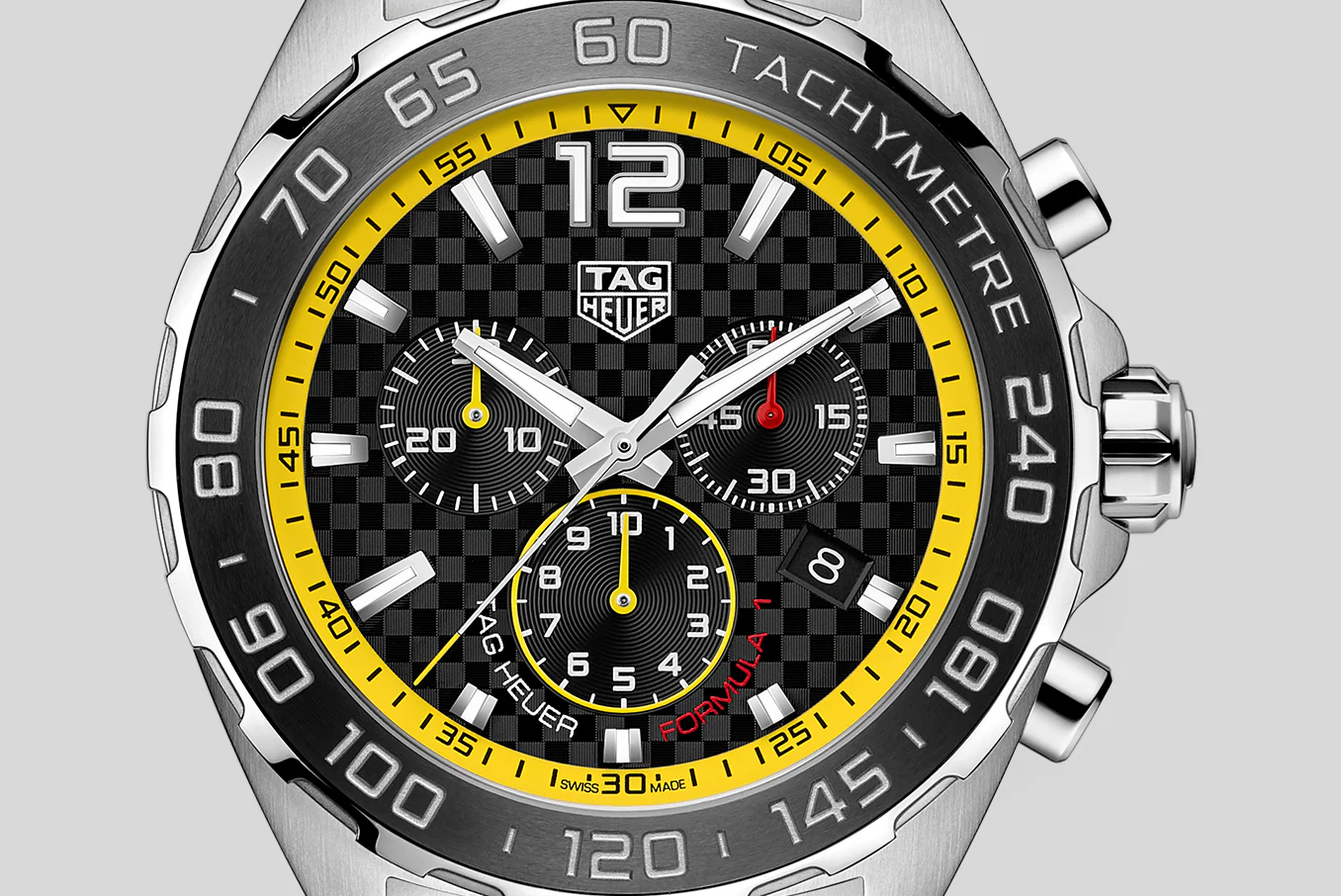 TAG Heuer Formula 1 Chronograph, Stainless Steel, 43mm, Ref# CAZ101AC.BA0842, Dial
