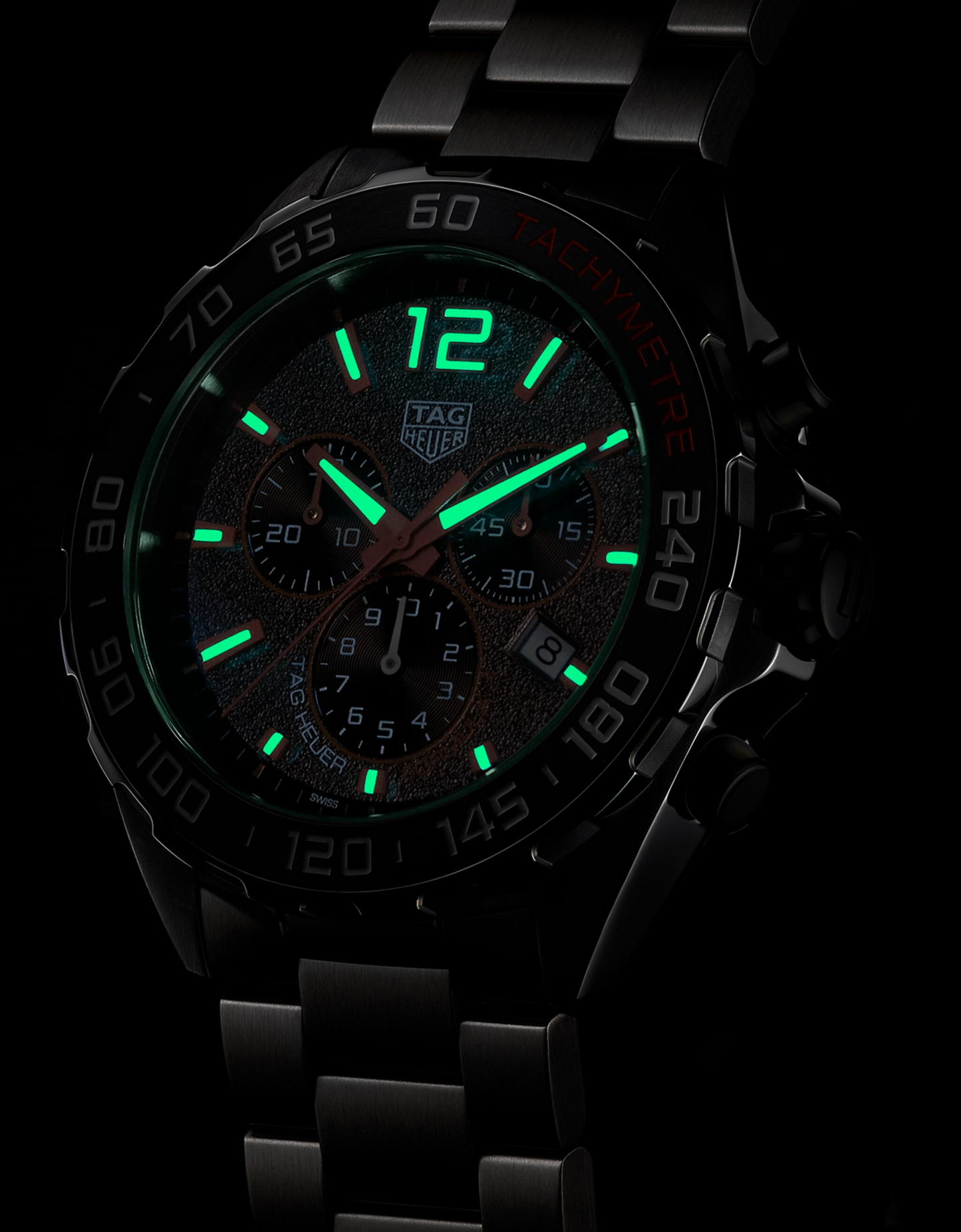 TAG Heuer Formula 1 Chronograph, Stainless Steel, 43mm, Ref# CAZ101AH.BA0842, Luminous