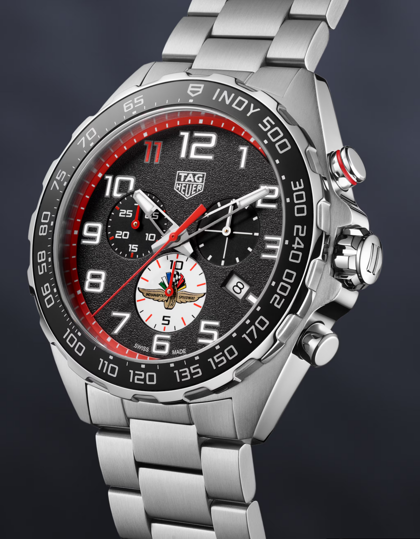 TAG Heuer Formula 1 Chronograph x INDY 500, Stainless Steel, 43mm, Ref# CAZ101AW.BA0842, Main view