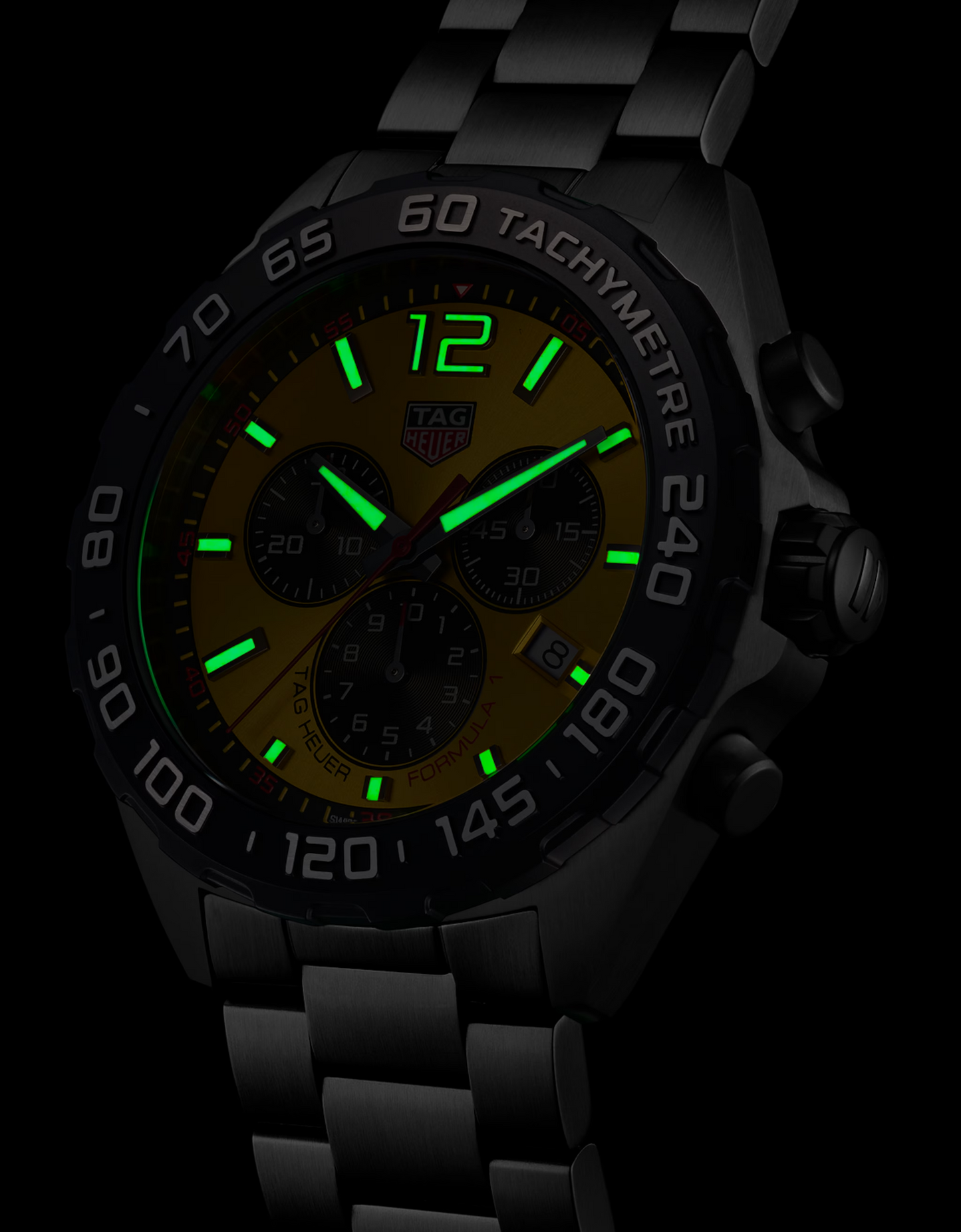 TAG Heuer Formula 1 Chronograph, Stainless Steel, 43mm, Ref# CAZ101AM.BA0842, Luminous