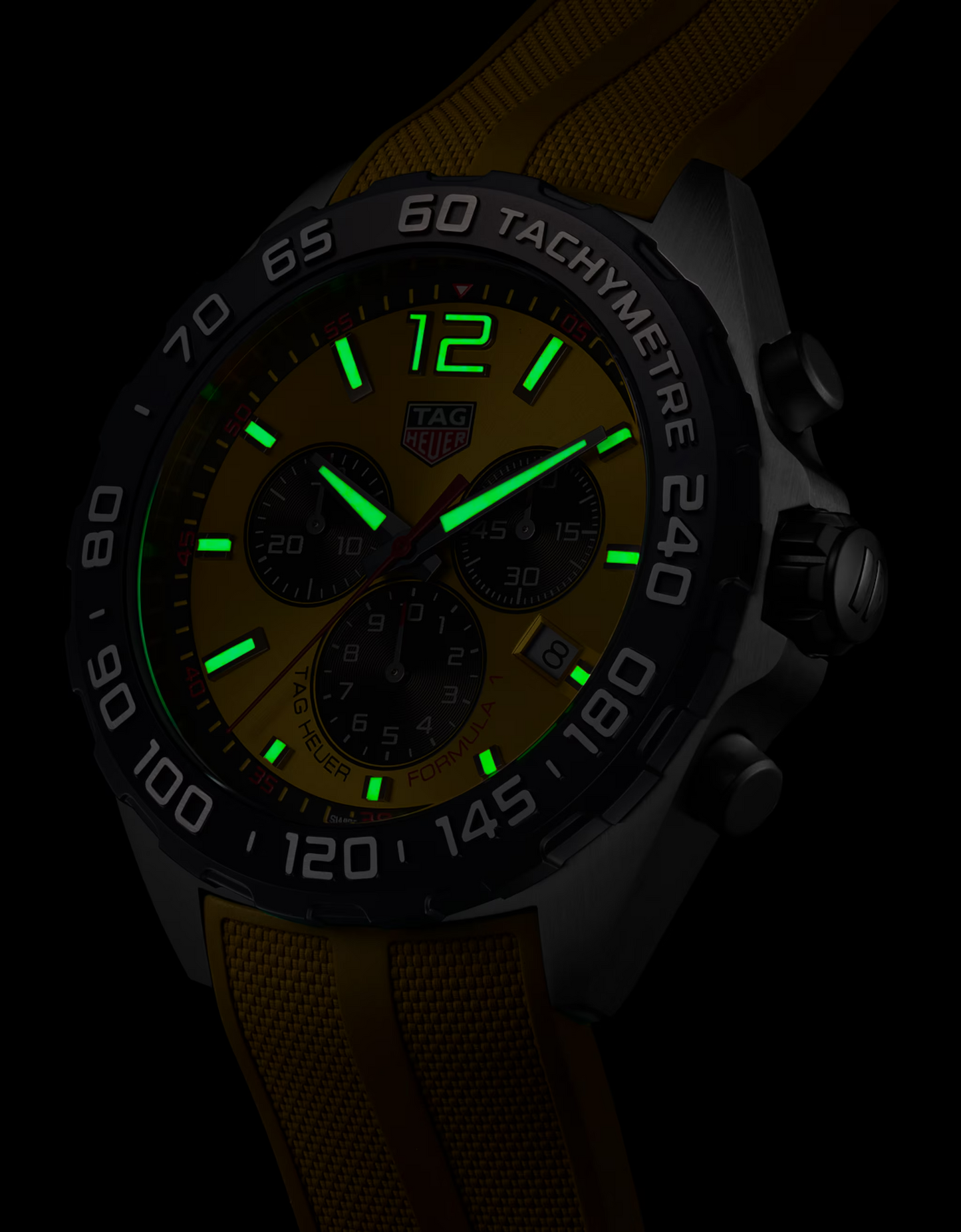 TAG Heuer Formula 1 Chronograph, Stainless Steel, 43mm, Ref# CAZ101AM.FT8054, Luminous