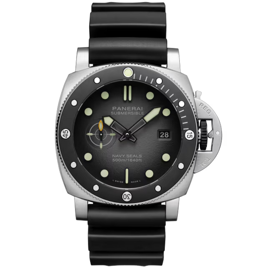 Panerai Submersible NAVY SEALs, Stainless Steel and Ceramic, 44mm, Ref# PAM01738