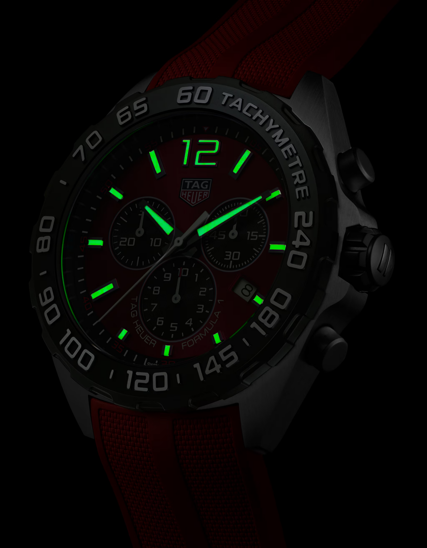 TAG Heuer Formula 1 Chronograph, Stainless Steel, 43mm, Ref# CAZ101AN.FT8055, Luminous