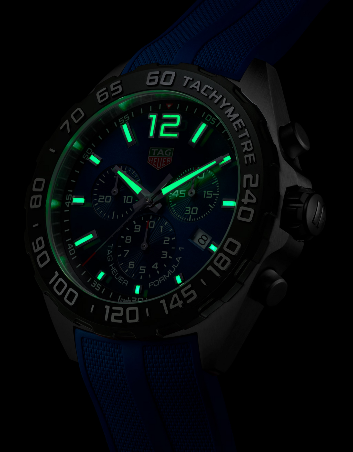 TAG Heuer Formula 1 Chronograph, Stainless Steel, 43mm, Ref# CAZ101AV.FT8077, Luminous