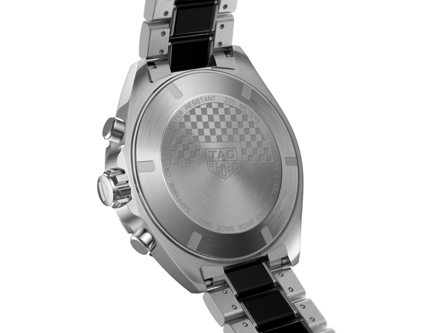 Unworn TAG Heuer Formula 1 Chronograph, Stainless Steel, Ceramic, 43mm, Ref# CAZ1011.BA0843, Back