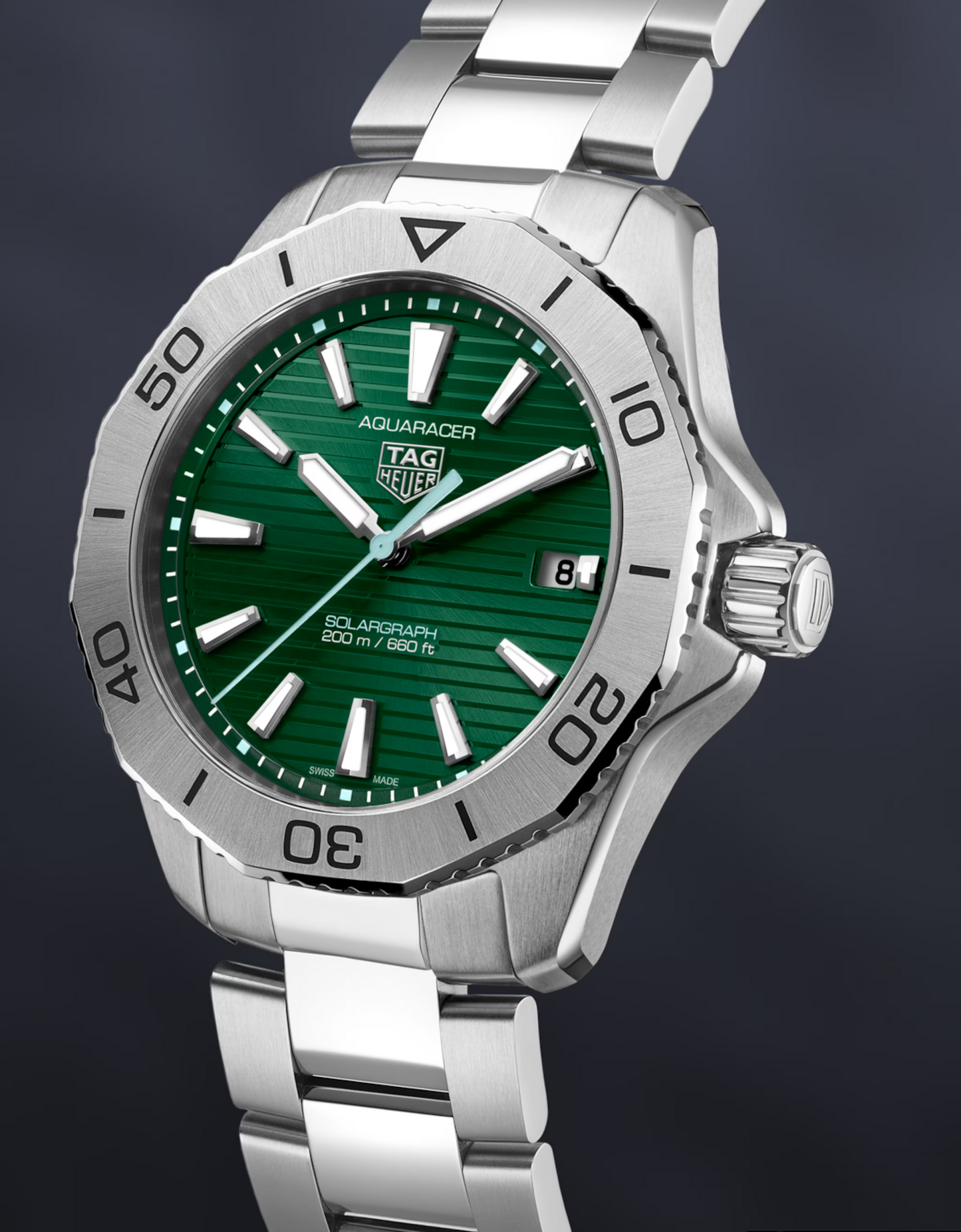 TAG Heuer Aquaracer Professional 200 Solargraph, Stainless Steel, 40mm, Ref# WBP1115.BA0000, Main view