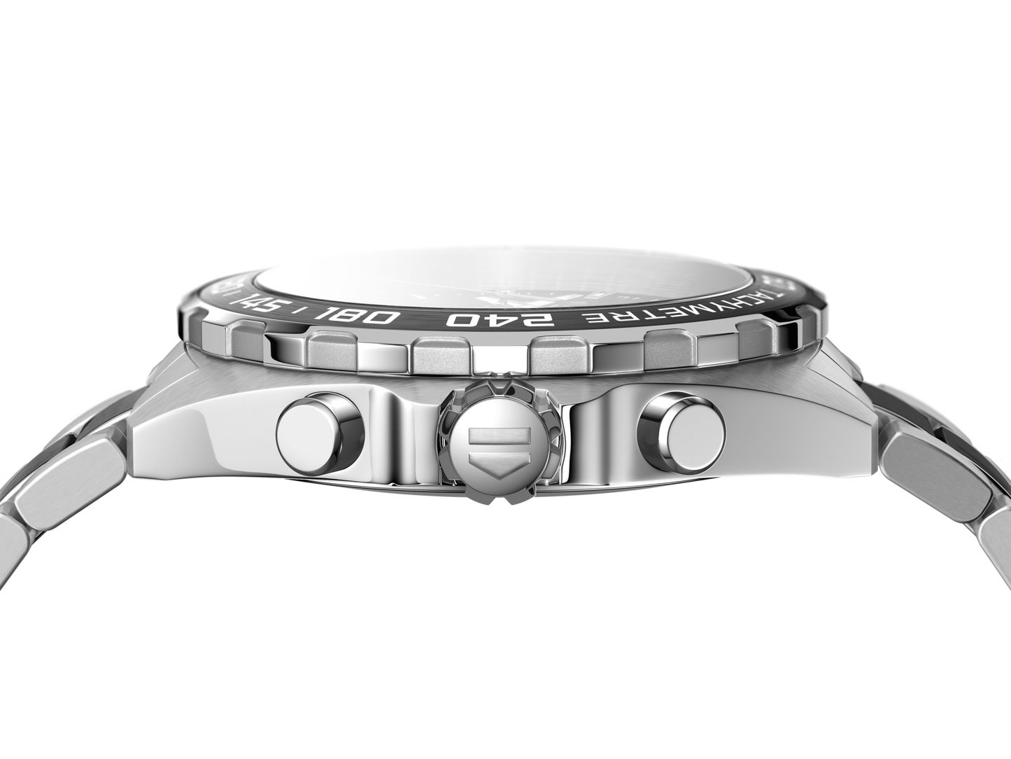 Unworn TAG Heuer Formula 1 Chronograph, Stainless Steel, Ceramic, 43mm, Ref# CAZ1011.BA0843, Right