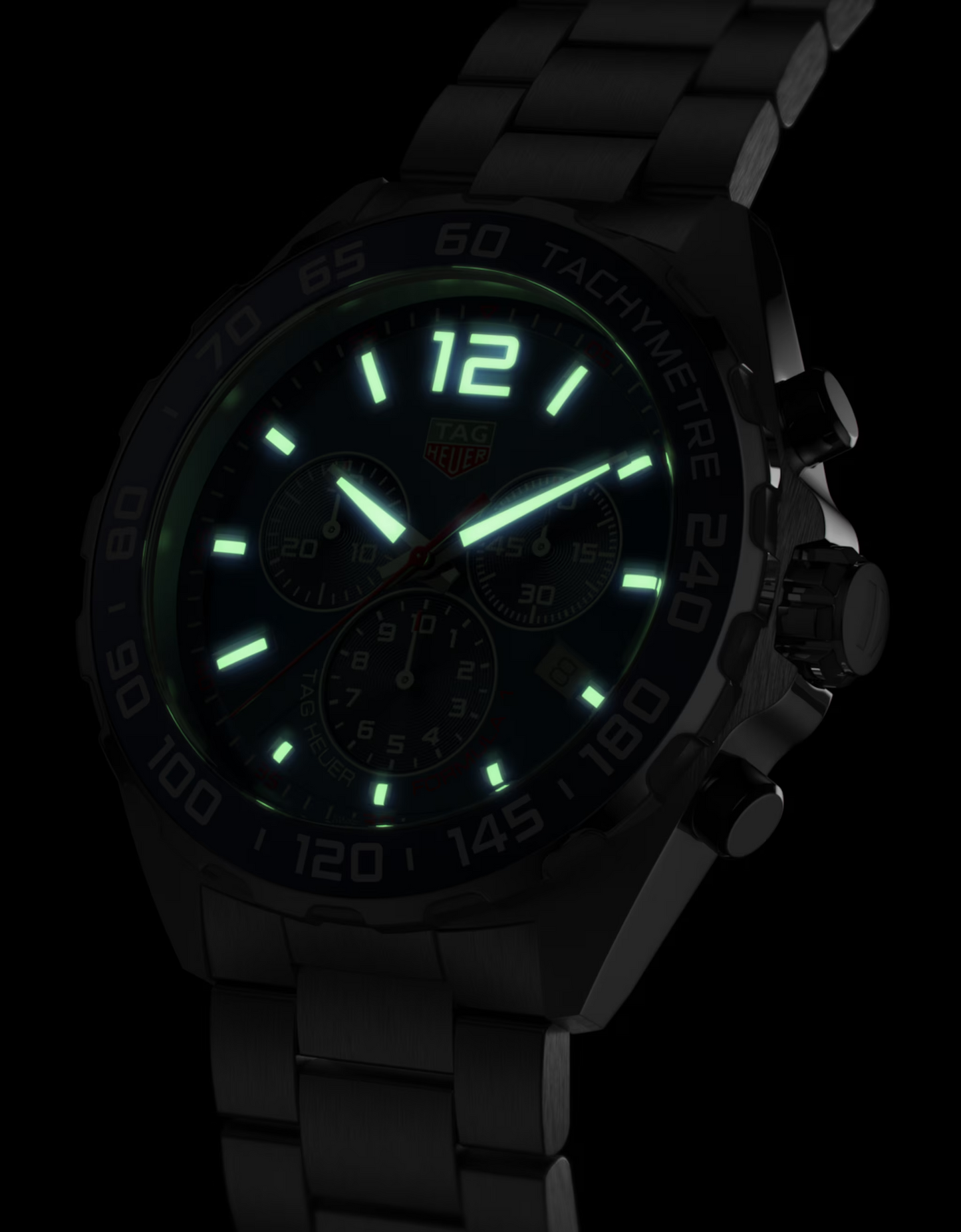 TAG Heuer Formula 1 Chronograph, Stainless Steel, 43mm, Ref# CAZ1014.BAO842, Luminous