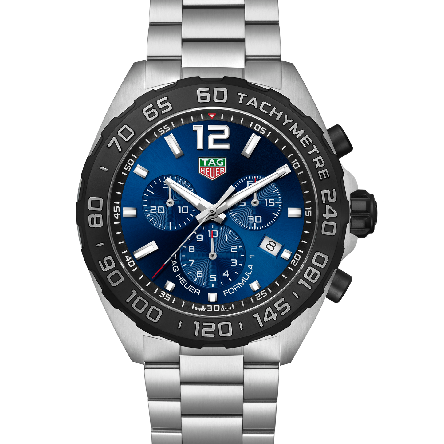 Unworn TAG Heuer Formula 1 Chronograph, Stainless Steel, 43mm, Ref# CAZ101AV.BA0842, Dial 1
