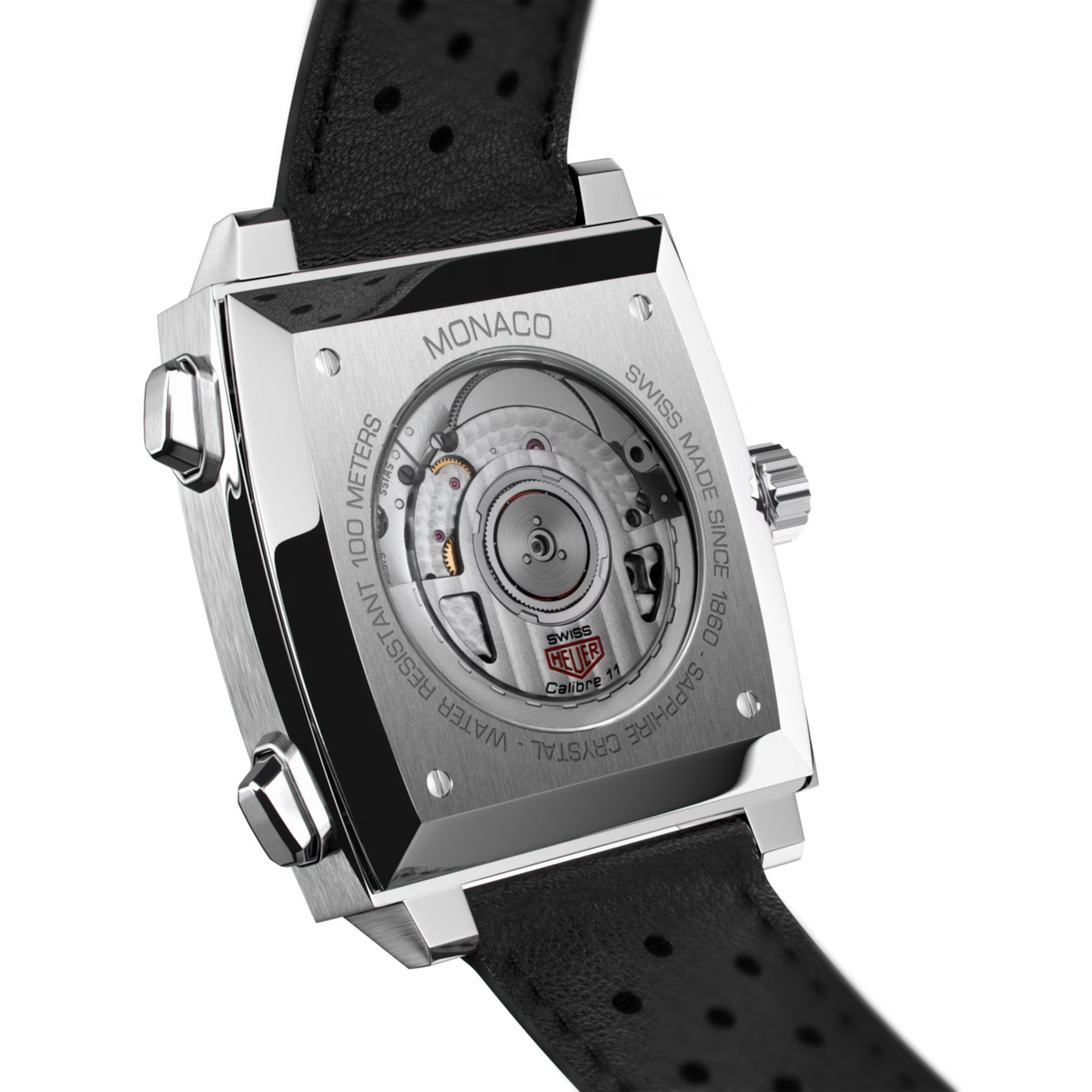Unworn TAG Heuer Monaco Chronograph Automatic, Ref# CAW211P.FC6356, Back