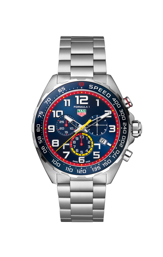 Unworn TAG Heuer Formula 1 Chronograph x Red Bull Racing Special Edition, Stainless Steel, 43mm, Ref# CAZ101AL.BA0842