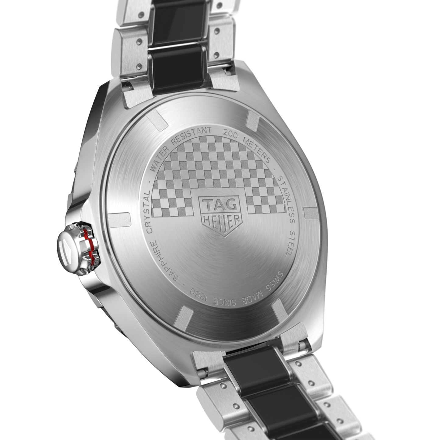 Unworn TAG Heuer Formula 1 Date, Automatic, 43 mm, Stainless Steel, Сeramic Ref# WAZ2011.BA0843, Back