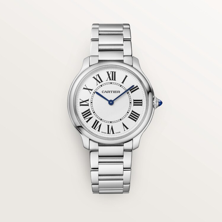 Unworn Cartier Ronde Must de Cartier, Stainless Steel, 36mm, Ref# WSRN0034