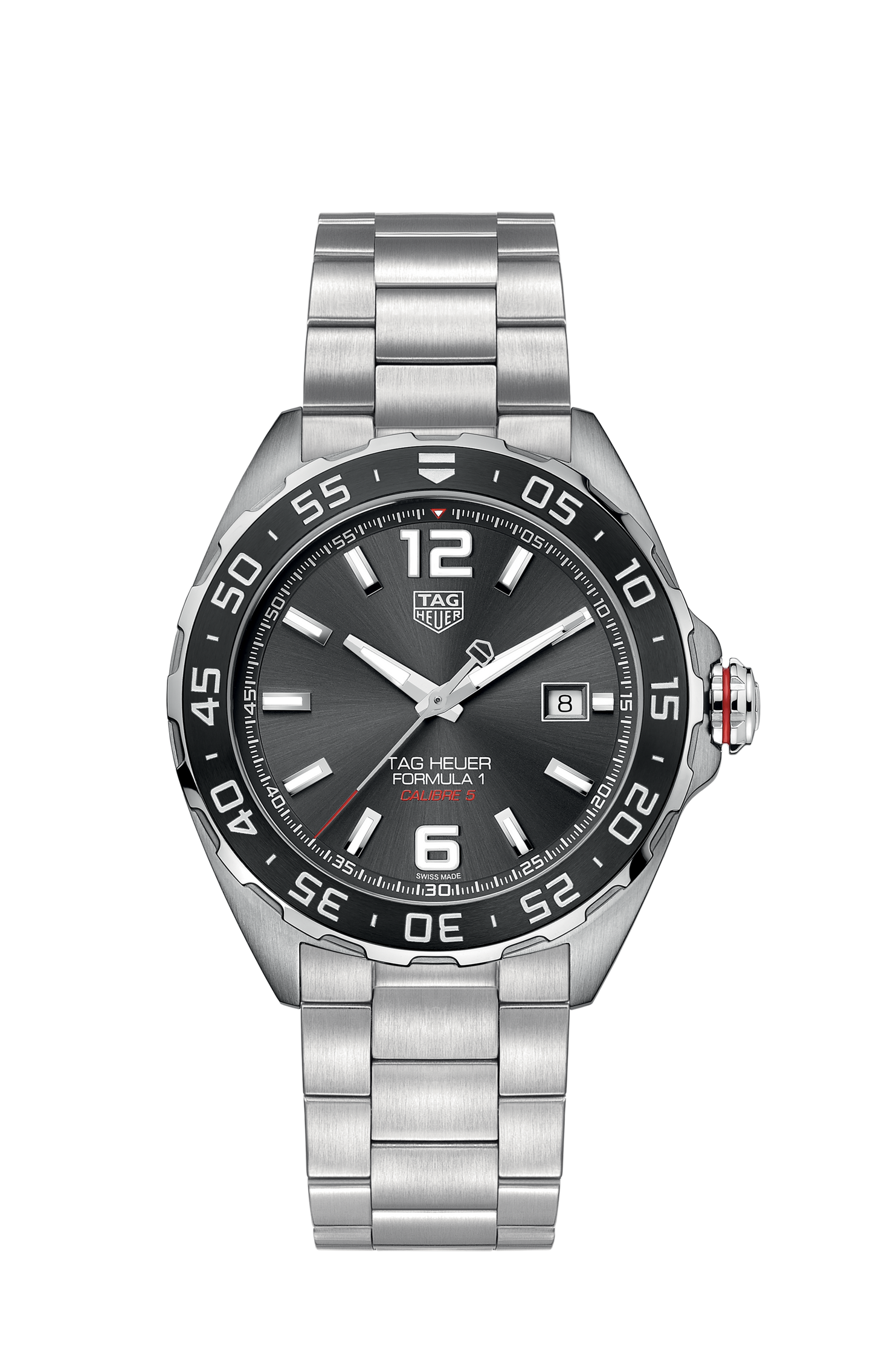 Unworn TAG Heuer Formula 1 Date, Automatic, 43 mm, Stainless Steel, Ref# WAZ2011.BA0842