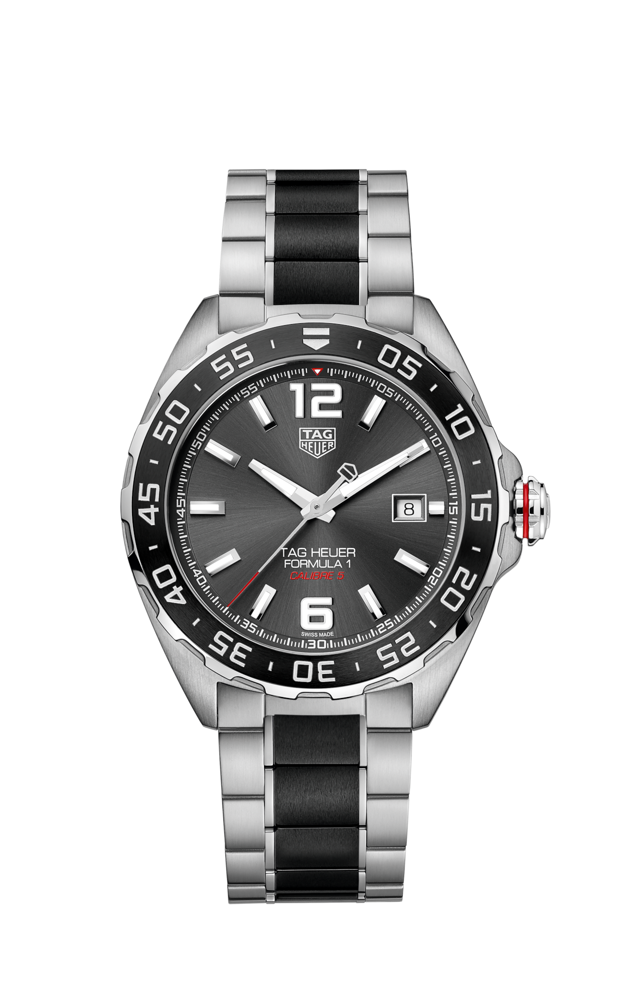 Unworn TAG Heuer Formula 1 Date, Automatic, 43 mm, Stainless Steel, Сeramic Ref# WAZ2011.BA0843