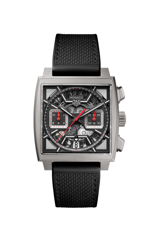 TAG Heuer Monaco Chronograph Skeleton, Titanium, Automatic, 39mm, Ref# CBL2183.FT6236