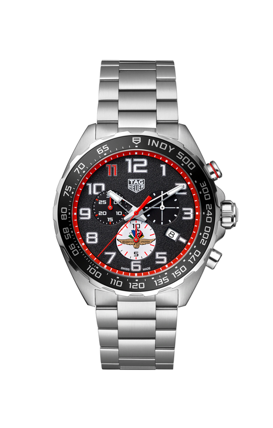 TAG Heuer Formula 1 Chronograph x INDY 500, Stainless Steel, 43mm, Ref# CAZ101AW.BA0842
